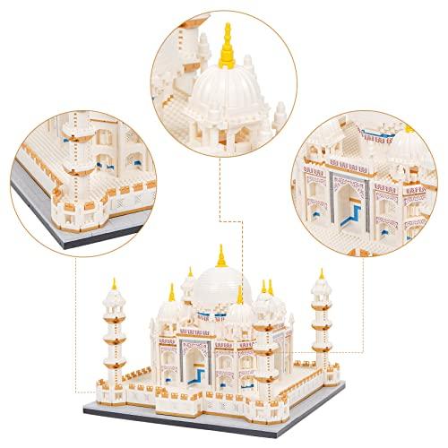 LULUFUN Микро-конструктор, 3D-пазл, Замок, Подарок для взрослых, Сборка интерьера, Убийца времени, Популярное хобби (Тадж-Махал)