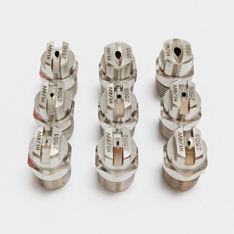 1/4" BSPT нержавеющая сталь плоскоструйная форсунка для очистки