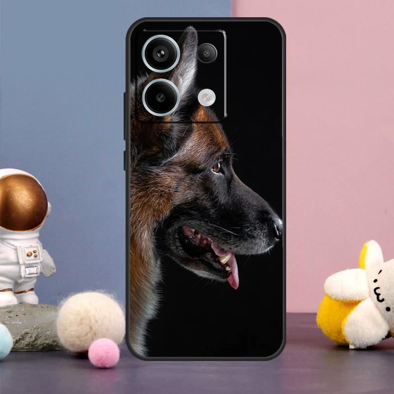 Чехол для телефона Xiaomi Redmi Note 14 9 10 11 12 13 15 Pro Plus Redmi 15 15C 10C 12C 13C 14C с изображением немецкой овчарки