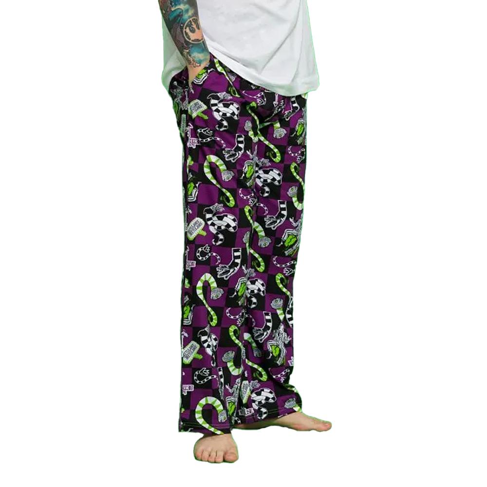Beetlejuice Unisex Adult All-Over Print Sandworm Lounge Pants