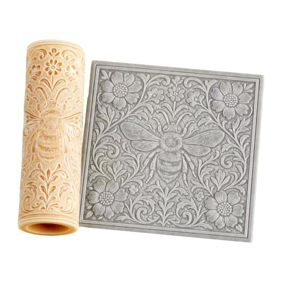1/4 шт. Глиняный ролик Форма для тиснения Высокоточный резной узорный ролик Лунный дизайн Инструмент для керамики