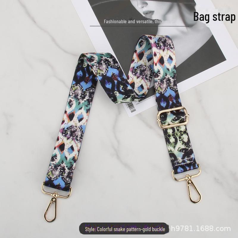 Регулируемый широкий плечевой ремень в этническом стиле для женских сумок