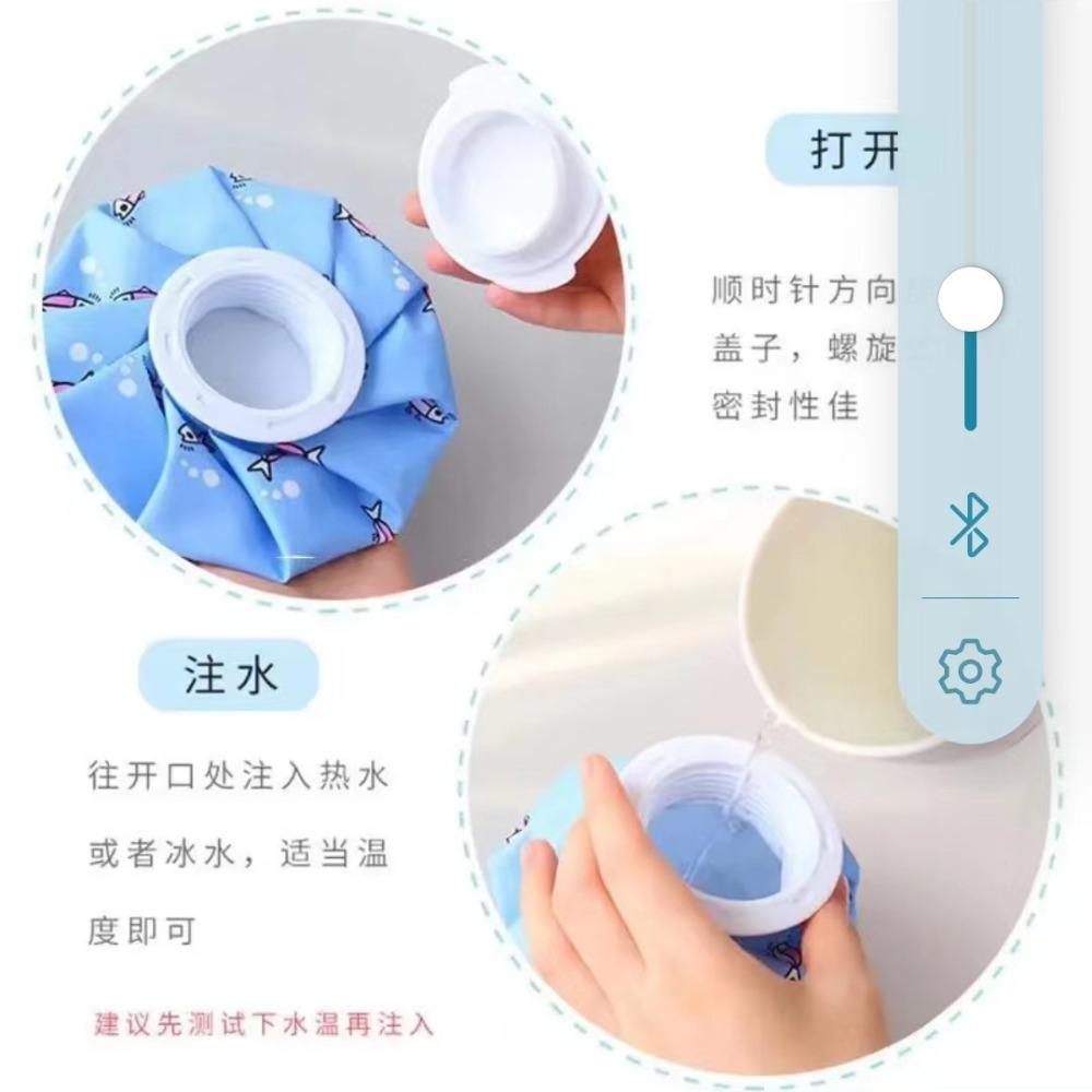 Мультяшный пакет со льдом из ткани, заполняющий воду, многоразовые симпатичные пакеты для холодной и горячей терапии, физиотерапевтические упражнения, физический охлаждающий пакет со льдом