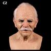 New Old Man Masks Halloween Cosplay Props Scary Horror Facepiece Unisex AdultJ