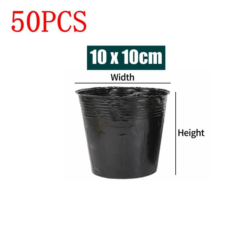 10/100PCS Garden Seedling Planting Cup Disposable Plants Nursery Pots Nutrition Bag Seed Pots Flowerpot Garden Accessories