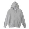 Champion Long Fleece Oxford Gray Men's Full-Zip Hoodie, Sleeve, Lining, One-Point Logo, Basic, C3-W104Z,