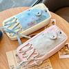 Large Capacity Pen Bag Zipper Stationery Organizer INS Pencil Case  Students