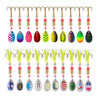 10 шт. Металлическая блесна-спиннер для рыбалки с тройными крючками, блесна-колебалка, крэнкбейты 3 г, рыболовные воблеры, жесткая приманка, подарок для мужчин, отца