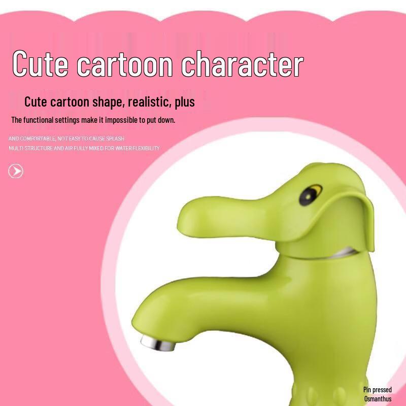 OEING Cute Cartoon Elephant Washbasin Faucet