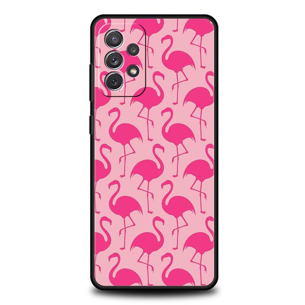 Розово-красный чехол-фламинго для телефона Samsung Galaxy A51 A71 A21S A12 A11 A31 A41 A01 A03s A52 A32 A22 A13 A23 A33 A53 A73 5G