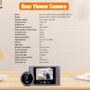 2.8" Digital Magic Eye Electronic Viewfinder Night Vision Safety Door Viewer Photo Recording Door Peephole Camera