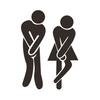 Men Women DIY Home Decoration Decal Toilet Sticker Wall Decor Art Bathroom Mural AVE