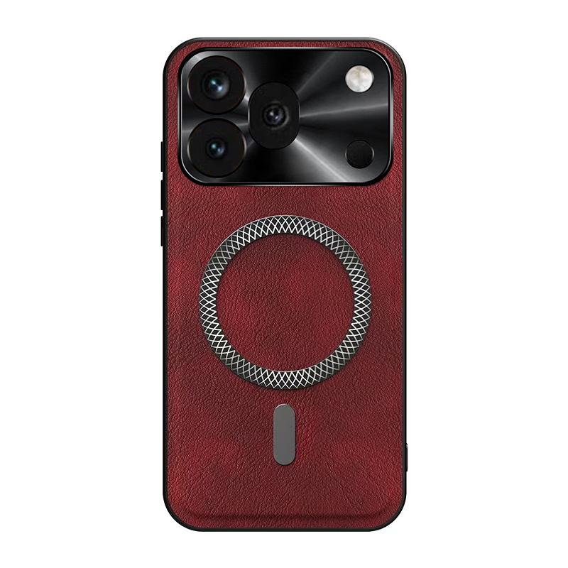 For Honor 600 400 300 200 Pro 300Ultra High End Leather Metal Magnetic Ring Phone Case