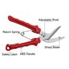 Household Stainless Steel Elbow Pruning Shears Sharp Blade Thick Branches Potting Repair ABS Antiskid Handle Garden Scissors
