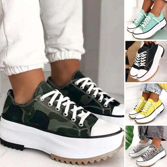 1 пара женских повседневных кроссовок, нескользящие модные повседневные парусиновые кроссовки с низким берцем и повязкой