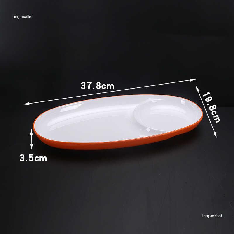 Меламиновая овальная тарелка для риса в гонконгском стиле для жареного мяса