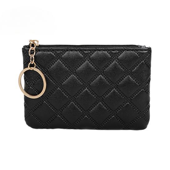 Женский кошелек портативный мини искусственная кожа гладкий молния брелок держатель для карт однотонный тонкий кошелек монетница взрослая сексуальная одежда MIT