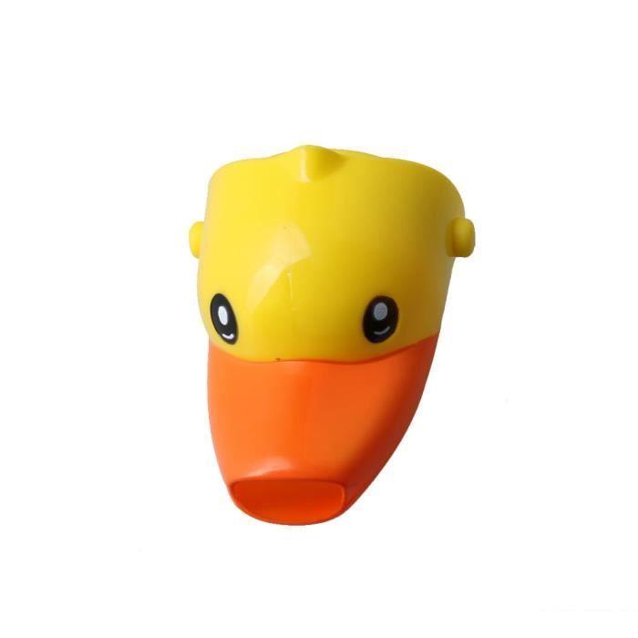 Rallonge robinet robinet eau mains lavage dispositif guide en forme de canard jaune