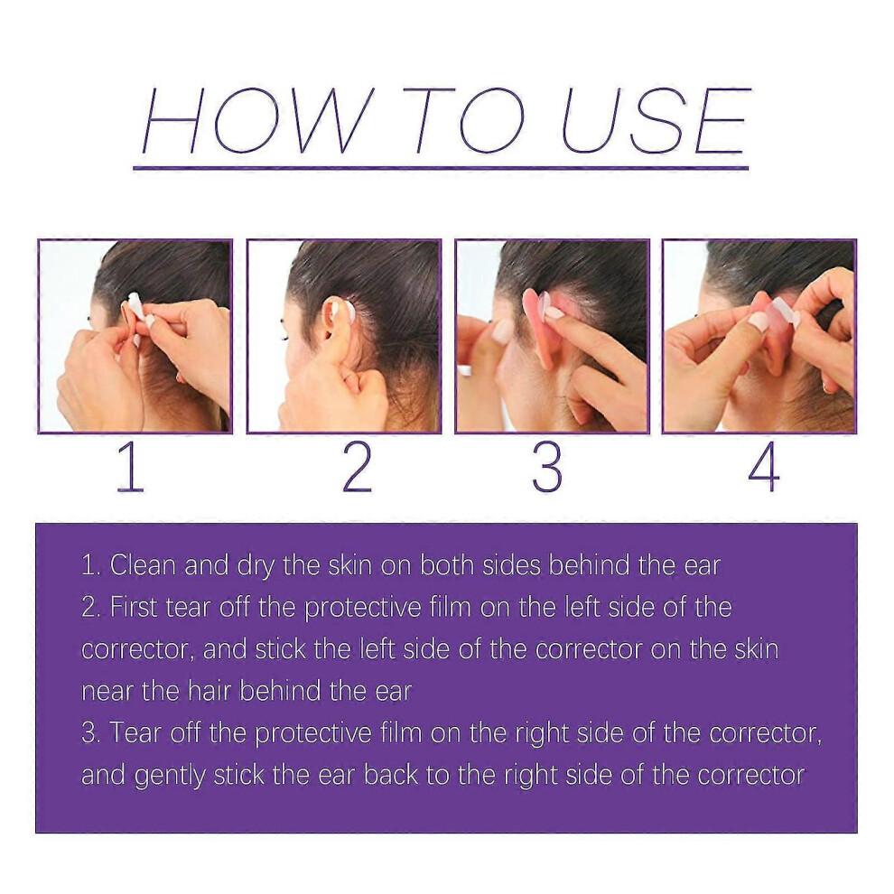 (6pcs)Ear Corrector, Ear Corrector Tape Solve Big Ear Problem, Protruding Ear Solution Ear Correctors Stickers Waterproof For Adults
