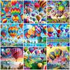 5D Diamond Painting Hot Air Balloon Cross Stitch Set Diamond Embroidery Scenery Needlework Mosaic DIY Decor For Home