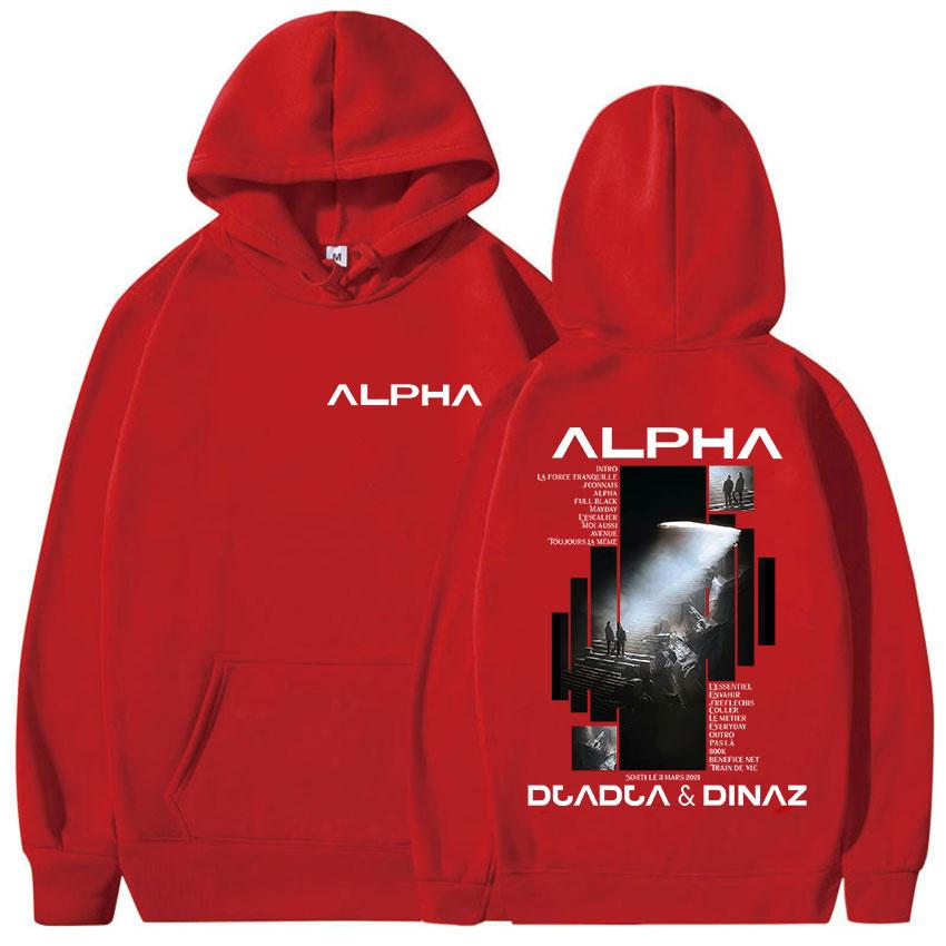 Рэперы Alpha Djadja & Dinaz Тур 2025 Новый Альбом Худи Мужская Одежда Ретро Эстетика Толстовка Мода Высокое Качество Флисовая Худи