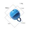 5pcs 18mm Jingle Bells Metal Beads Candy Color Metal Bell Ring Pendant  Christmas Decoration