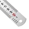 Stainless Steel Ruler Metal Measuring and Cutting Ruler Office Ruler Metal Ruler Office Learning Drawing Measuring Tool