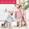 Dog Bathrobe Towel Microfibre Bath Robe Pet Super Absorbent Drying Coat