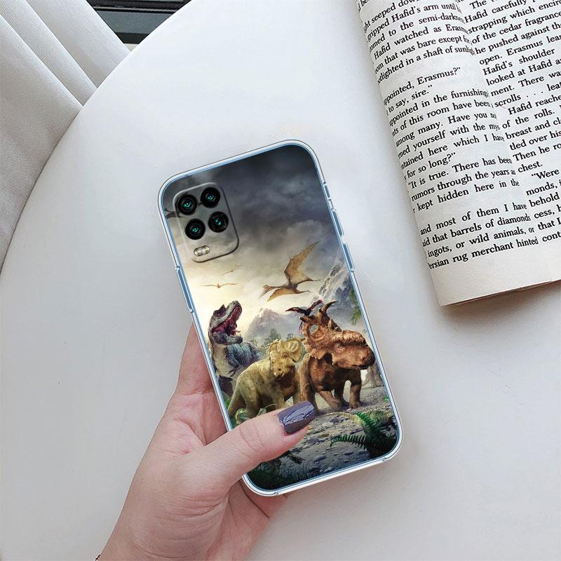 Dinosaur Transparent Phone Case for Motorola Moto E22I E22S E22 E32 E40 E7 E7I G Plus Power Play Stylus G22 G14