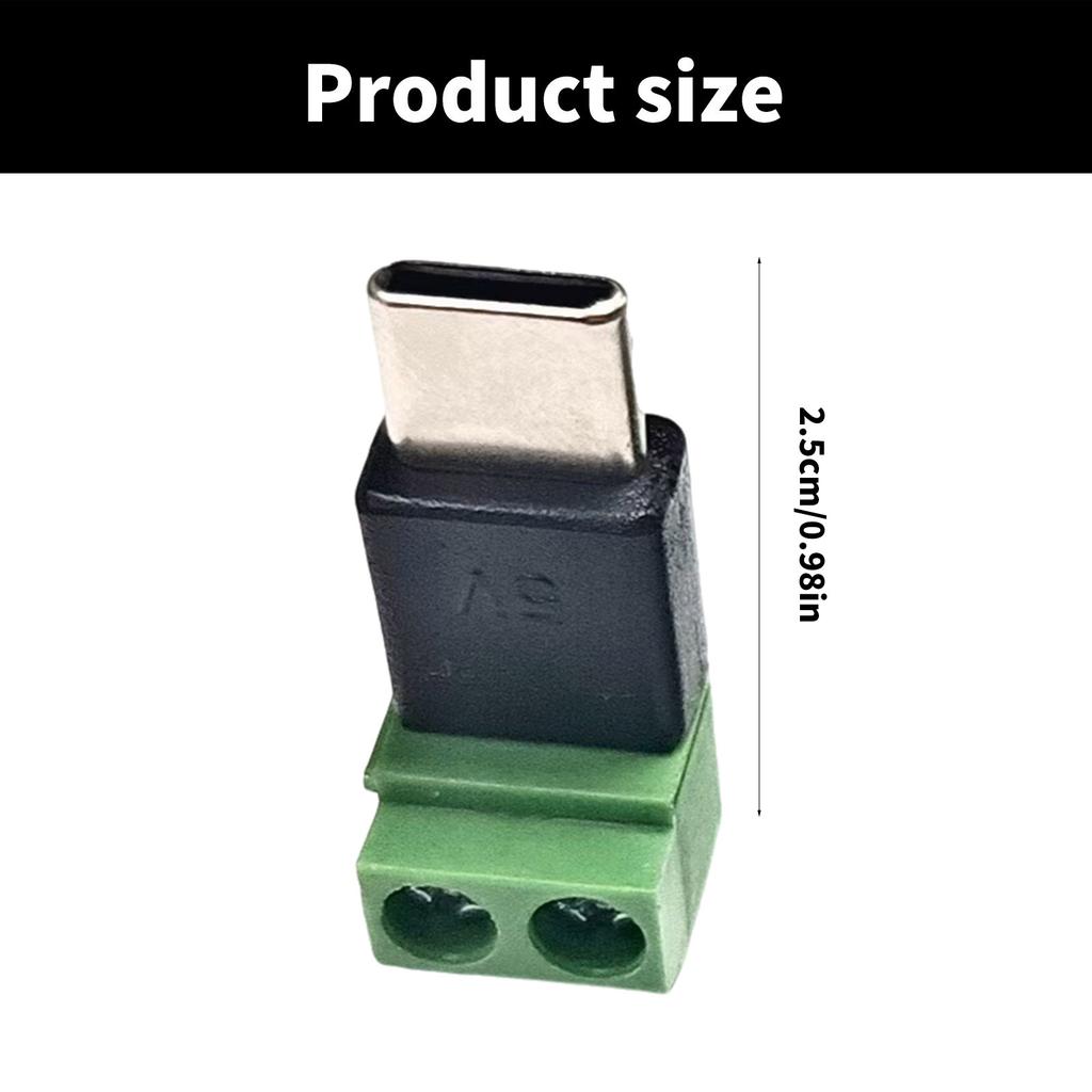 Тип C Male to 2 Pin 5V No Spayless Charger Conversion Converter для смартфонов, планшетов и Power Bank