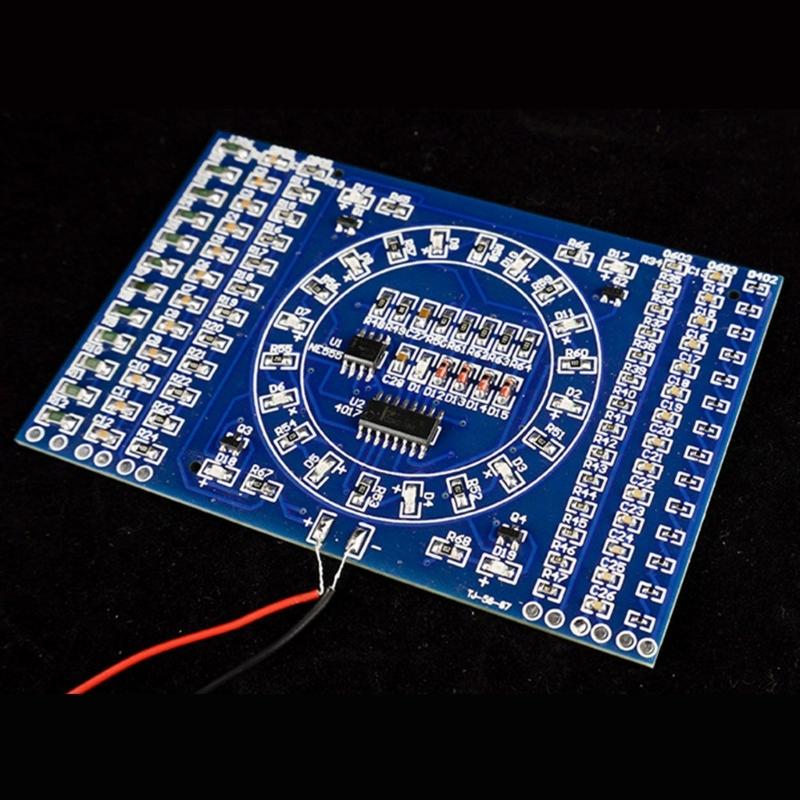 Soldering Training Kit with Rotating LED Light Circuit & Detailed Schematic 5V LED Rotating Light for Beginners