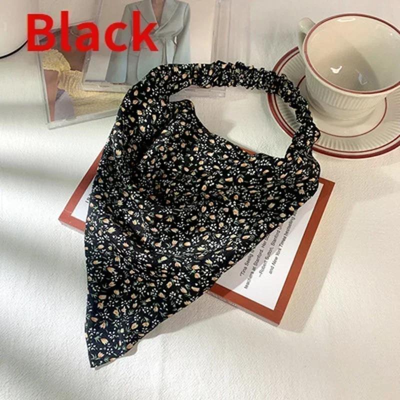 Printed Triangular Headband Bohemian Headband Elastic Headband Women's Dust-proof Headscarf Wholesale Creative Gifts
