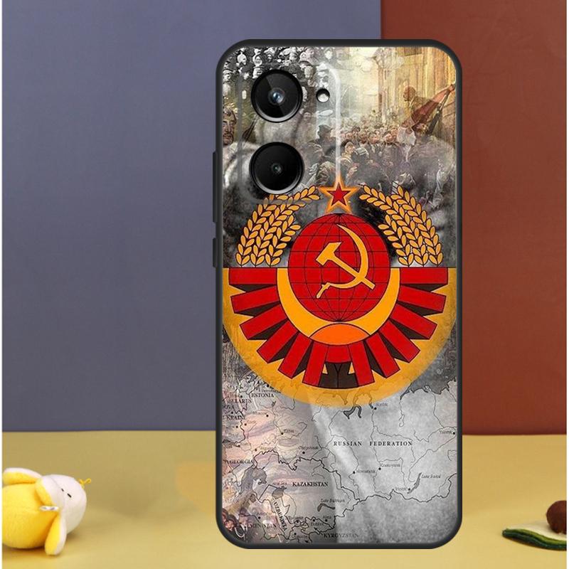 USSR Flag Soviet Union For Realme 15 Pro GT7 10 11 12 13 14 Pro Plus C67 C65 C63 C61 C55 C53 C51 C35 C71 C75 Case
