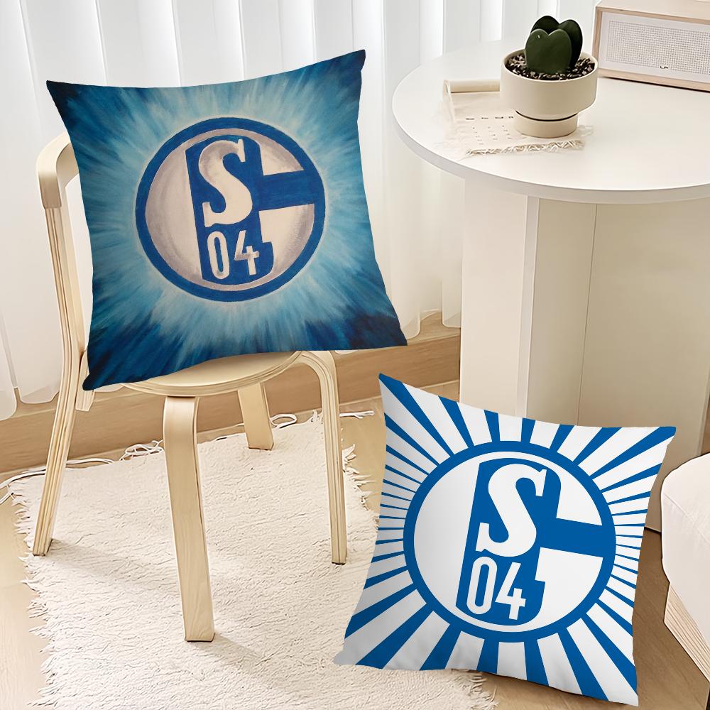 Football Club S-Schalke 04 History Cushion Cover Living Room Headboard Office Cushion Bedroom Cushion Sofa Nap Time Pillow Case