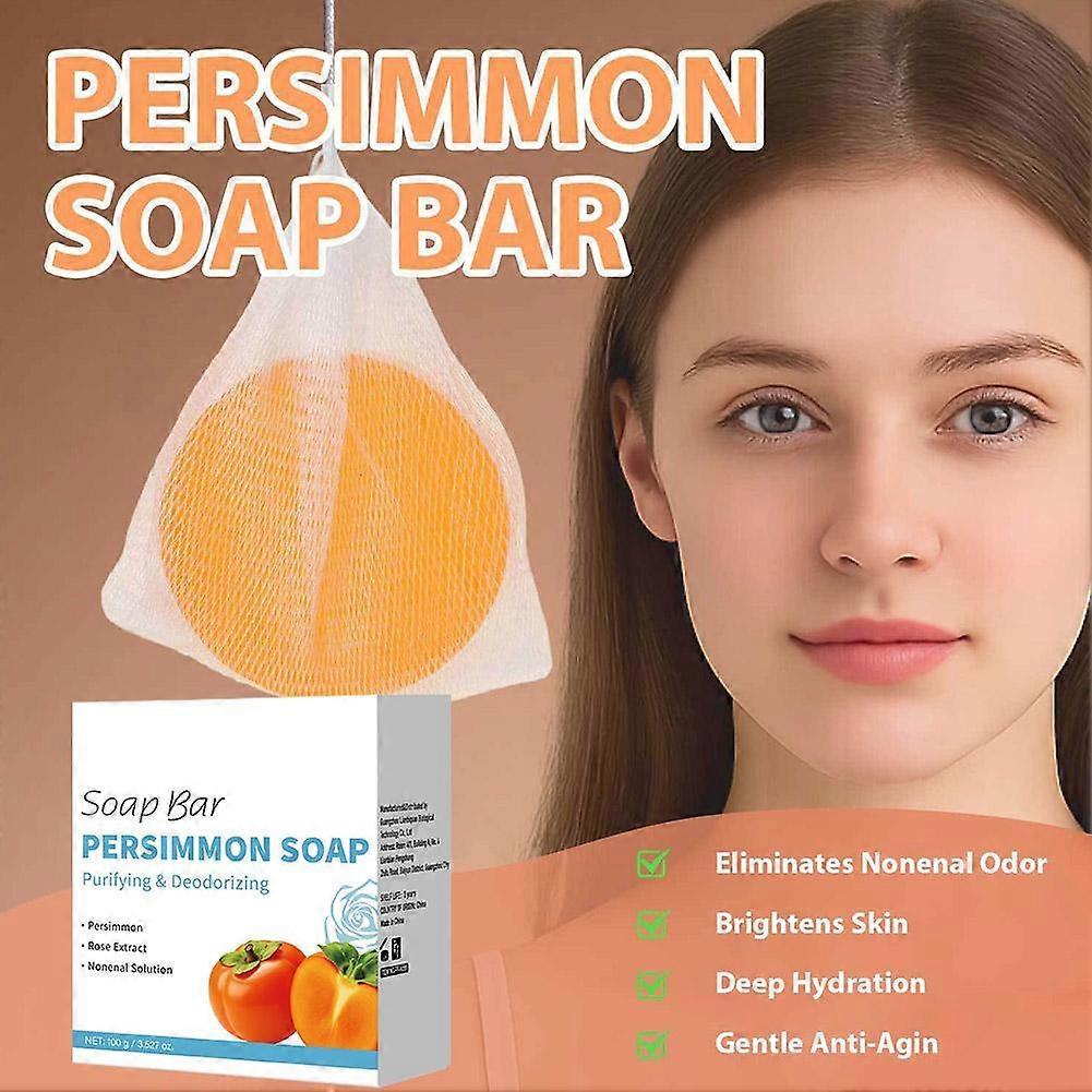 Persimmon Purification Deodorant Soap (Rose Scent) 100g