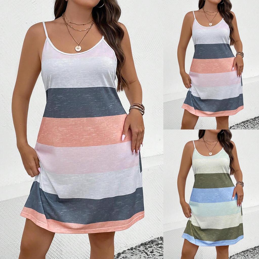 Women's Casual Summer Dress Sleeveless Sundress Tank Dresses Beach Dress Beach Dress