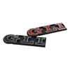 BHE1 For VW VOLKSWAGEN 2026 New 3D Metal Red Black GLI Logo Front Grill Emblem Badge For Volkswagen VW Sagitar Bora Jetta MK4 MK2 Mk3
