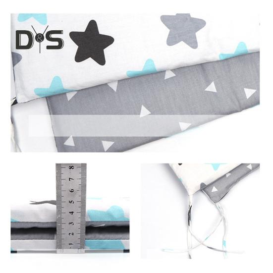 Детская кроватка бампер Pad хлопок дышащий мягкий мягкий безопасный вкладыш для кроватки анти-столкновения ограждение для кровати для малышей мальчиков девочек