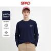 Мужская футболка SPAO в американском стиле, свободного кроя, с длинным рукавом
