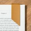 Portable Vintage Leather Bookmark Individual Waterproof Fold Bookmark Multi-purpose Practical PU Leather Label Lover