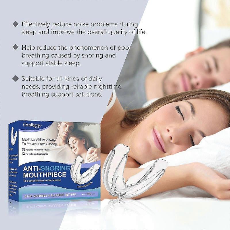 Comfortable Anti-Snoring Braces Improve Sleep & Breathing for Restful Nights