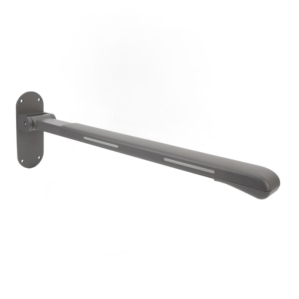 Flip Up Grab Bar Safety Toilet Grab Bar Foldable Anti Skid Handicap Bathroom Accessories for