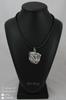 Pug II – Necklace with dog, silver-plated pendant for dog fan | Art-Dog