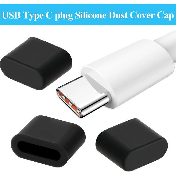 20 шт. Заглушки для портов USB C, Противопылевые заглушки, Силиконовые защитные колпачки для мужских портов Type C, Защитные колпачки для портов зарядки Type C для любых мужских портов зарядки Type C