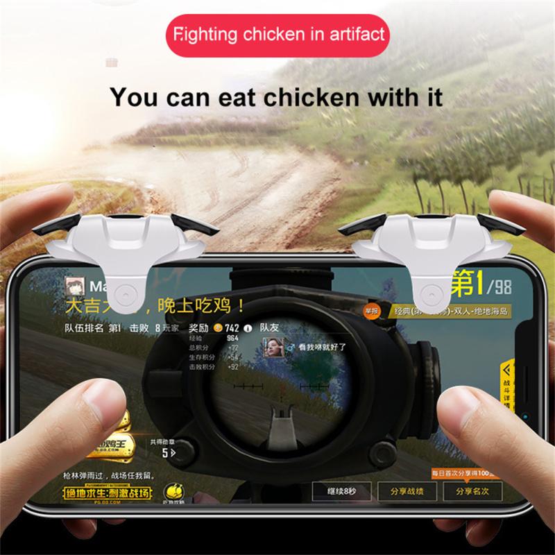 Game Auxiliary Buttons Controller Mobile Phone Gaming Joysticks Gamepad Compatible For