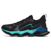 Shock Absorbing Non-Slip Durable Low-Top Running Shoes Men Sneakers Black Green 112315555-1