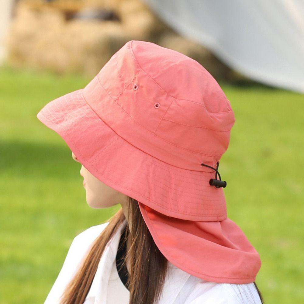 Quick-drying Anti-UV Fishman Hat UPF 50+ Wide Brim Sun Hat Adjustable Foldable Bucket Hat Summer
