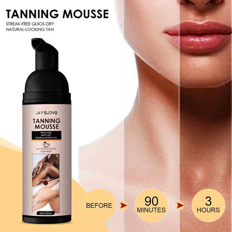 Sunless Tanning Mousse Мусс для автозагара для светлой и средней кожи Бронзирующий мусс для естественного загара 60 мл