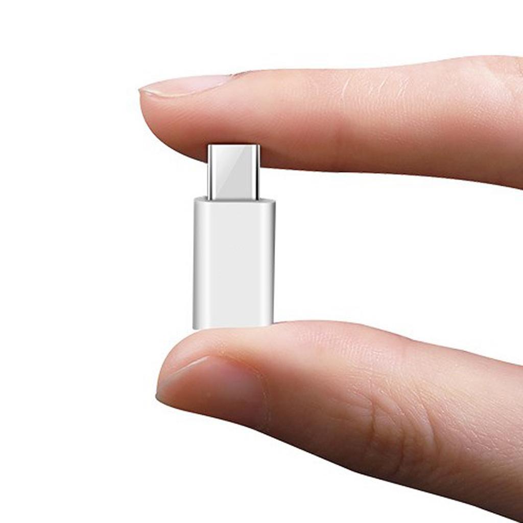 Адаптер USB Female to Type-C Male, устойчивый к коррозии, портативный конвертер белого цвета, поддерживает зарядку и передачу данных