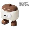 Toothpick Dispenser Pen Holder Cartoon Design Multifunction 2 Grids Covered Tooth Pick Holder Desktop Storage Box